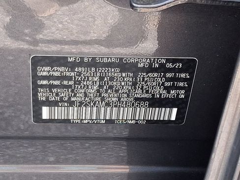 Certified 2023 Subaru Forester Wilderness AWD/4WD image 28