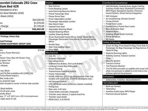 Used 2021 Chevrolet Colorado ZR2 image 42