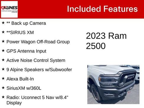 Used 2023 RAM 2500 Power Wagon w/ Level 1 Equipment Group AWD/4WD image 5