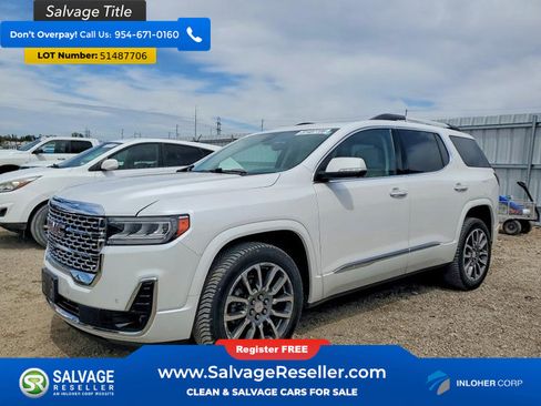 Used 2021 GMC Acadia Denali w/ Denali Ultimate Package AWD/4WD image 1
