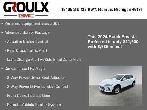 Used 2024 Buick Envista Preferred w/ Convenience I Package image 8