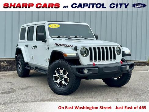 Used 2021 Jeep Wrangler Unlimited Rubicon w/ Steel Bumper Group AWD/4WD image 1