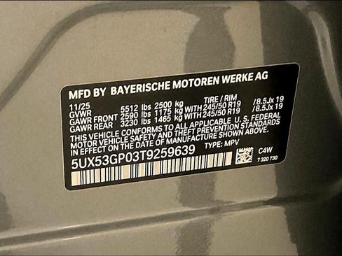 Used 2026 BMW X3 xDrive30i w/ Convenience Package AWD/4WD image 18