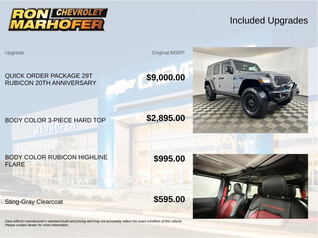 Used 2023 Jeep Wrangler Unlimited Rubicon 4xe AWD/4WD image 6
