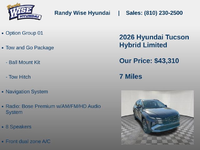 New 2026 Hyundai Tucson Limited w/ Tow & Go Package AWD/4WD image 5