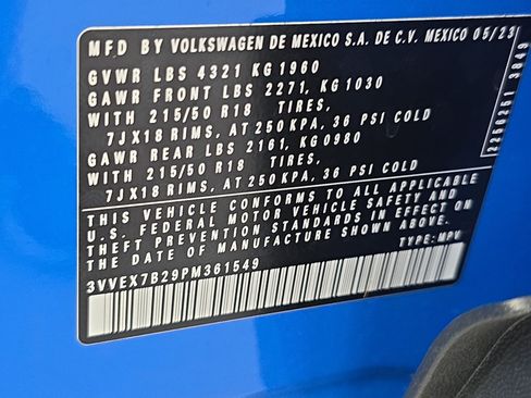 Certified 2023 Volkswagen Taos SE w/ Panoramic Sunroof Package FWD image 35