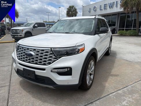 Certified 2021 Ford Explorer Platinum w/ Equipment Group 601A AWD/4WD image 1