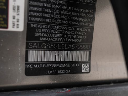 Used 2020 Land Rover Range Rover Long Wheelbase HSE image 58