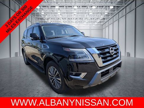Used 2021 Nissan Armada SL w/ Captain's Chairs Package RWD image 1