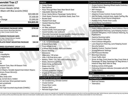 Certified 2024 Chevrolet Trax LT w/ Driver Confidence Package FWD image 4