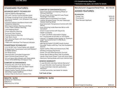 Used 2019 Genesis G80 3.3T Sport image 57