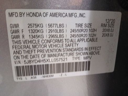 Used 2020 Acura MDX SH-AWD w/ Technology Package image 10