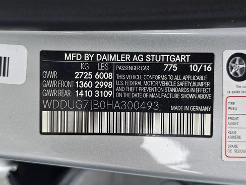 Used 2017 Mercedes-Benz S 63 AMG 4MATIC Sedan w/ Warmth & Comfort Package image 48