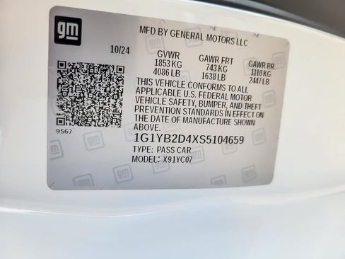 Used 2025 Chevrolet Corvette Stingray Preferred Cpe w/ Z51 Performance Package image 21