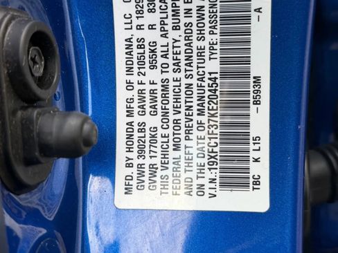 Used 2019 Honda Civic EX image 33