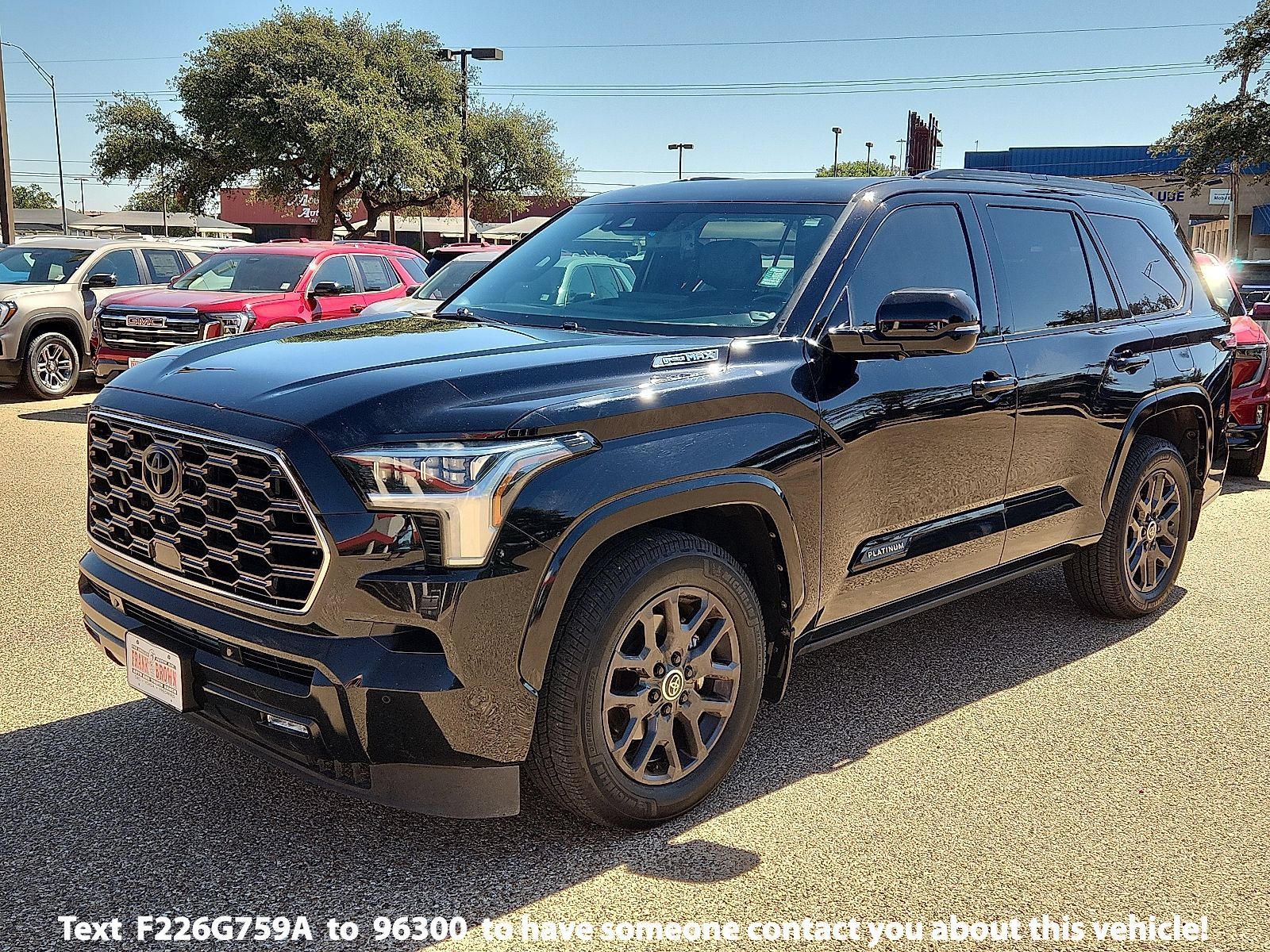 Used 2024 Toyota Sequoia Platinum AWD/4WD image 1