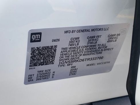 New 2026 Chevrolet Tahoe RST RWD image 31
