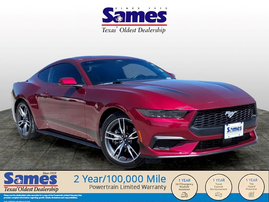 Used 2025 Ford Mustang Coupe w/ Wheel & Stripe Package RWD image 1