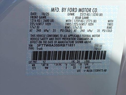 New 2025 Ford Maverick XL FWD image 17