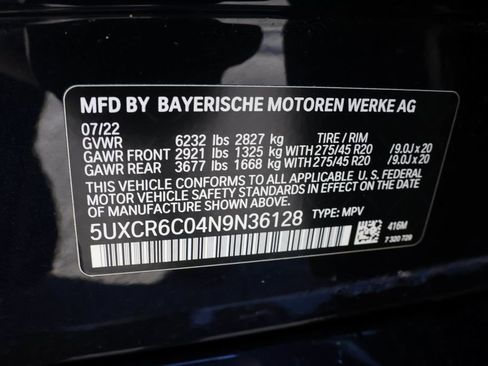 Used 2022 BMW X5 xDrive40i w/ M Sport Package image 45