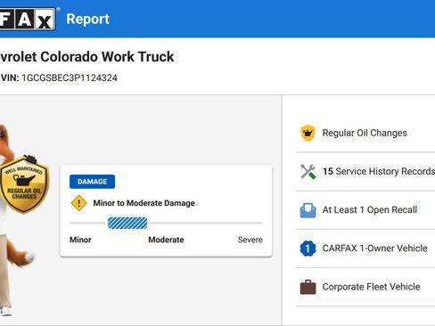 Used 2023 Chevrolet Colorado W/T w/ WT Convenience Package RWD image 6