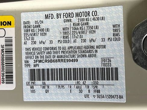 Used 2024 Ford Bronco Sport Big Bend w/ Convenience Package AWD/4WD image 29