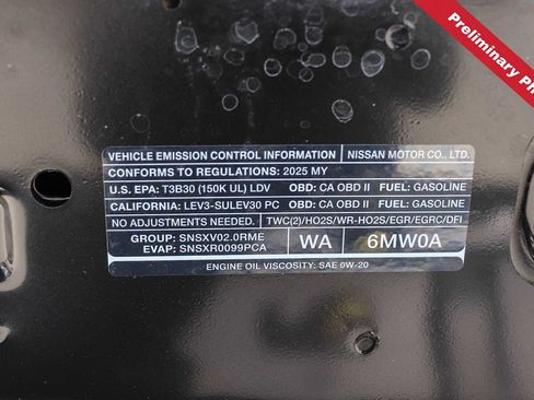 Used 2025 Nissan Sentra SV FWD image 18
