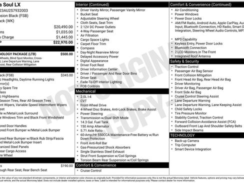 Used 2025 Kia Soul LX w/ LX Technology Package FWD image 11