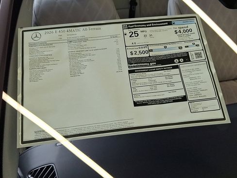New 2026 Mercedes-Benz E 450 4MATIC All-Terrain Wagon image 20