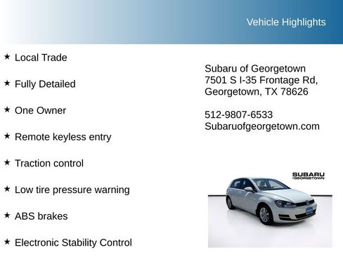 Used 2017 Volkswagen Golf S image 9