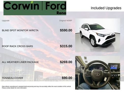 Used 2020 Toyota RAV4 LE w/ All Weather Liner Package AWD/4WD image 3