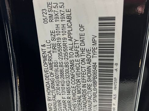 Certified 2023 Honda Odyssey Elite image 17