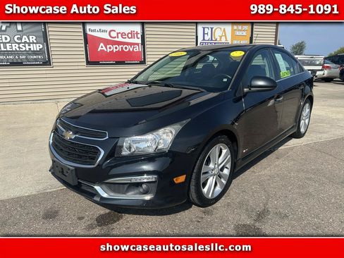 Used 2015 Chevrolet Cruze LTZ w/ Sun, Sound and Sport Package FWD image 1