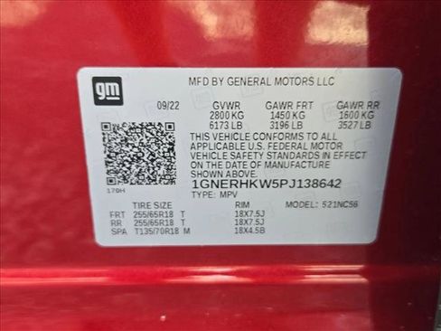 Certified 2023 Chevrolet Traverse LT w/ LPO, Cargo Package FWD image 24