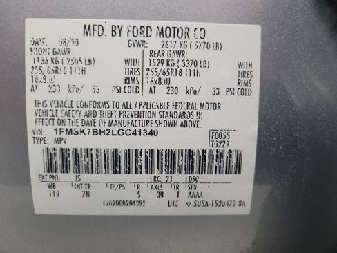 Used 2020 Ford Explorer 2WD image 33