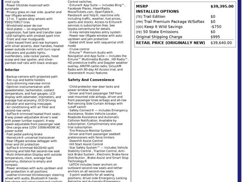 Used 2016 Toyota 4Runner Trail Premium image 53