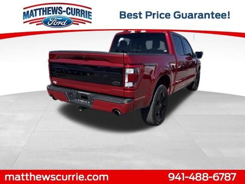 Certified 2023 Ford F150 Platinum w/ Equipment Group 701A High image 4