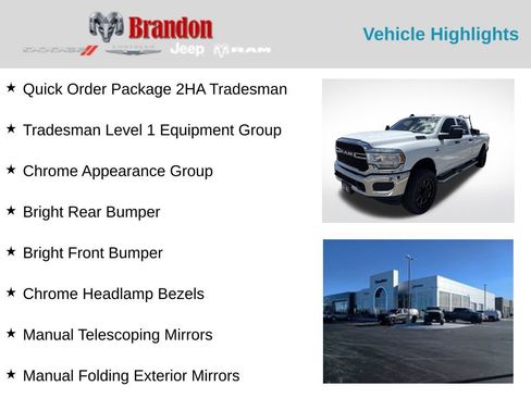 Used 2024 RAM 2500 Tradesman w/ Chrome Appearance Group AWD/4WD image 2