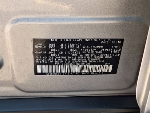 Used 2016 Subaru Outback 2.5i Limited w/ Popular Package #4 image 27