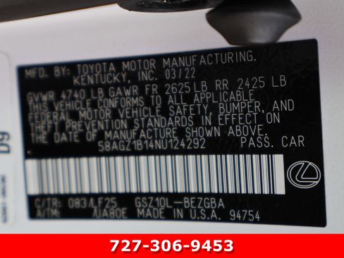 Used 2022 Lexus ES 350 F Sport w/ Accessory Package 2 image 27