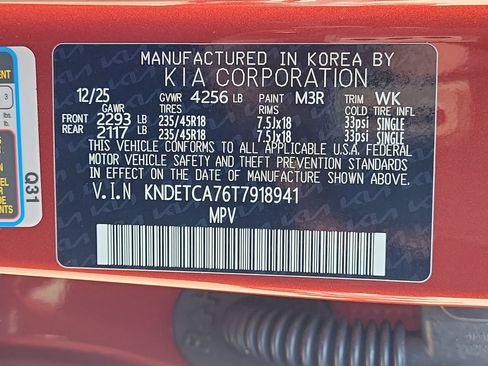 New 2026 Kia Seltos SX w/ SX Sunroof Package AWD/4WD image 24