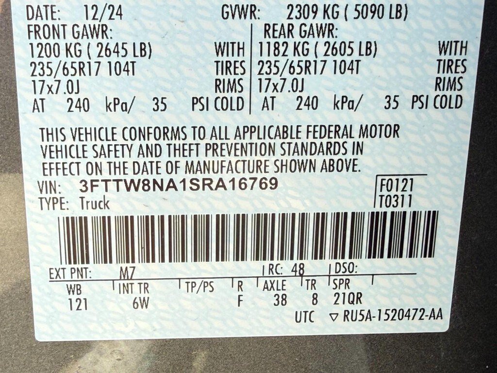 New 2025 Ford Maverick Tremor AWD/4WD image 22