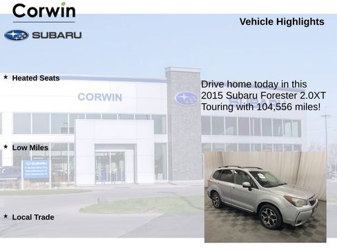 Used 2015 Subaru Forester 2.0XT Touring w/ Popular Package #2 image 6