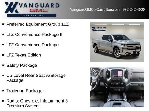 Used 2019 Chevrolet Silverado 1500 LTZ w/ LTZ Texas Edition RWD image 6
