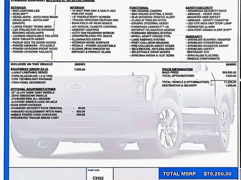 Used 2023 Ford F150 Lightning Lariat w/ Equipment Group 511A High image 31