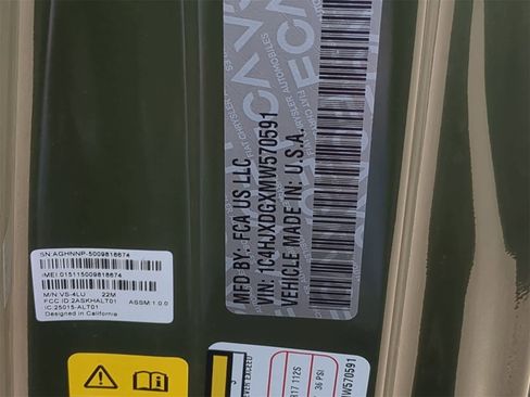 Certified 2021 Jeep Wrangler Unlimited Sport image 40