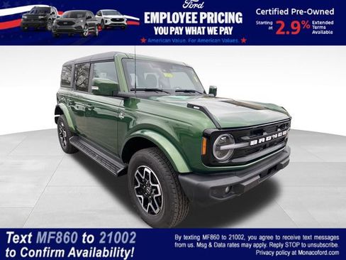 Certified 2025 Ford Bronco Outer Banks AWD/4WD image 1