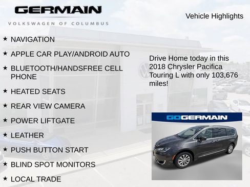 Used 2018 Chrysler Pacifica Touring-L FWD image 5