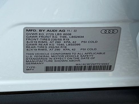 Certified 2023 Audi Q4 e-tron Premium Plus w/ Premium Plus RWD image 9