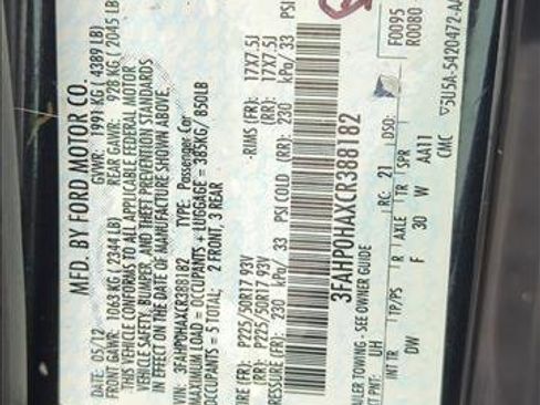 Used 2012 Ford Fusion SE FWD image 27